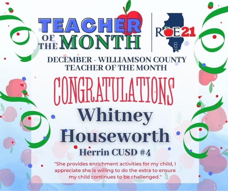 teachers of the month